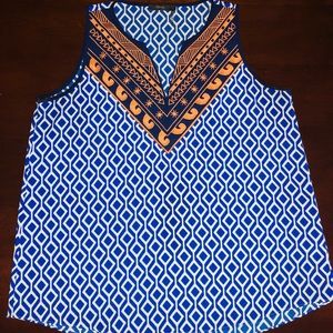 THML embroidered sleeveless top